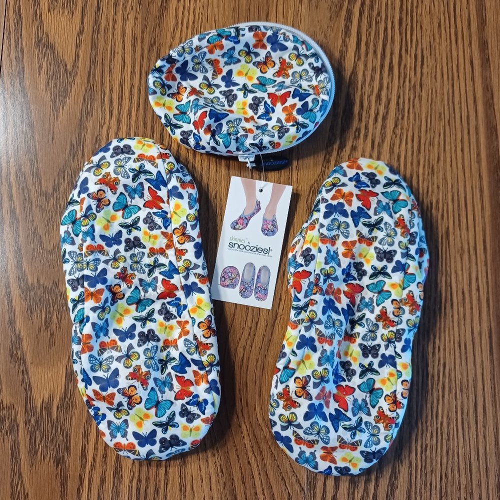 Women's Snoozies 'Skinnies' with travel pouch, Size L - 9/10, NWT - Picture 2 of 8